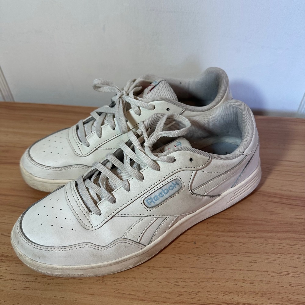 Reebok Club C Sneakers Cream White DMX Microbubble Low Top Shoes Womens 9